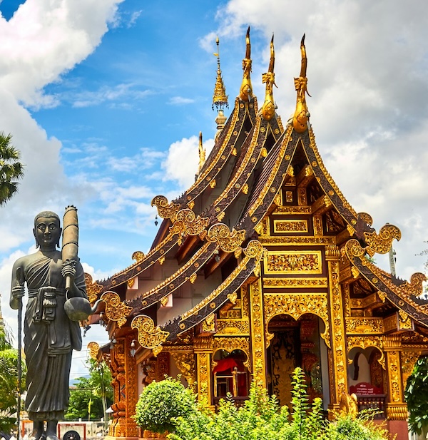 Traveler exploring Thailand after preparing with Wandr Health